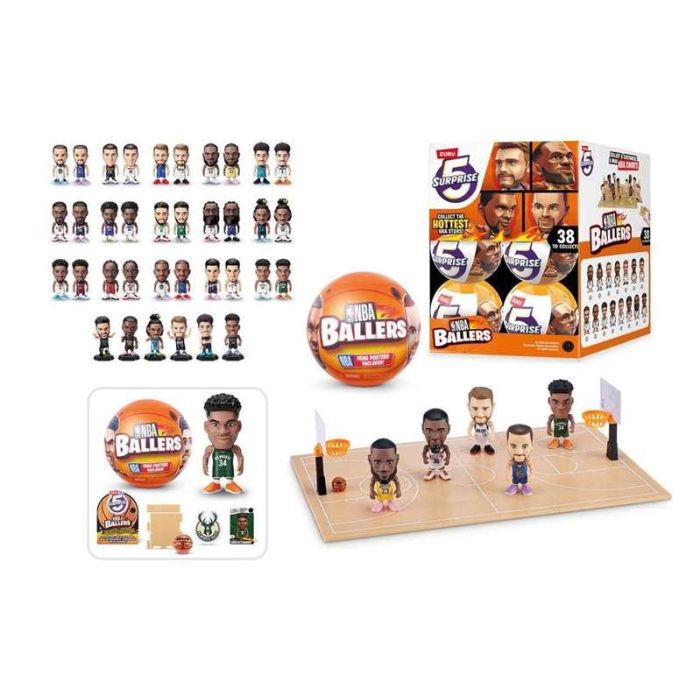Zuru Bola Sorpresa con Figura de Jugador NBA - 9.5x9.5x9.5cm - Modelos Surtidos (Recomendado +3 Años) Zuru Bola Sorpresa con Figura de Jugador NBA - 9.5x9.5x9.5cm - Modelos Surtidos (Recomendado +3 Años)