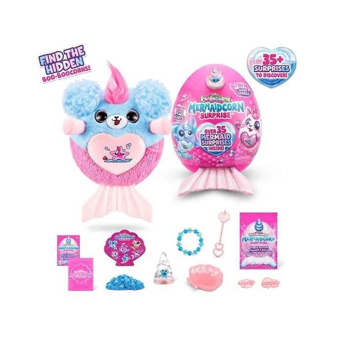Peluche animales Rainbocorns sirena en huevo con un monton de accesorios, 30 cm. - Modelos surtidos 5 Peluche animales Rainbocorns sirena en huevo con un monton de accesorios, 30 cm. - Modelos surtidos 5