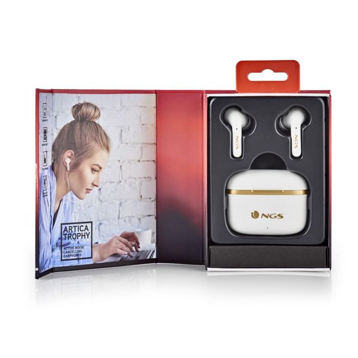 NGS ARTICATROPHYWHITE Auriculares Bluetooth True Wireless ANC con Estuche de Carga, Autonomía 20h, Micrófono Alta Calidad, Blancos 6 NGS ARTICATROPHYWHITE Auriculares Bluetooth True Wireless ANC con Estuche de Carga, Autonomía 20h, Micrófono Alta Calidad, Blancos 6