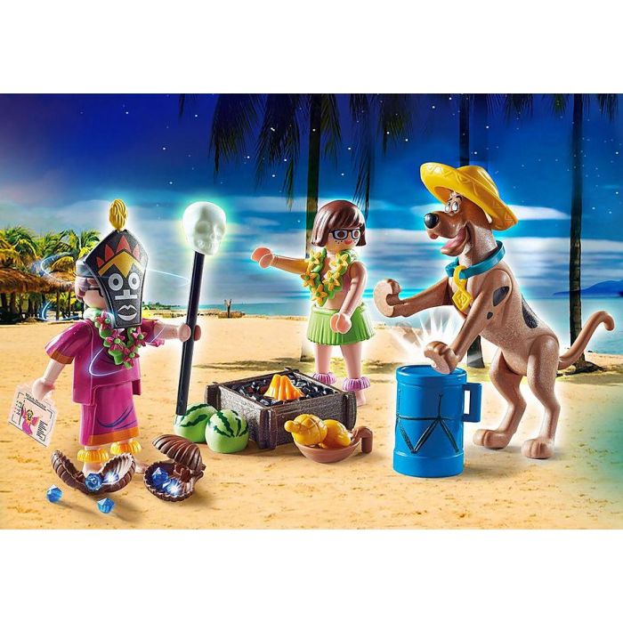 Playmobil Scooby-Doo! Aventura con Witch Doctor - Incluye Scooby, Velma y accesorios hawaianos 2 Playmobil Scooby-Doo! Aventura con Witch Doctor - Incluye Scooby, Velma y accesorios hawaianos 2