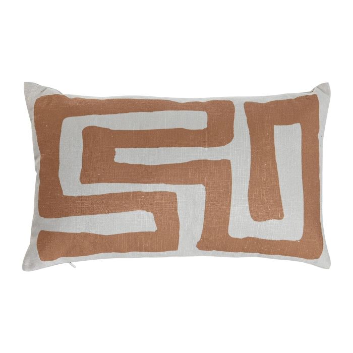 Cojin Boho DKD Home Decor Crudo Mostaza 30 x 50 cm (2 Unidades)