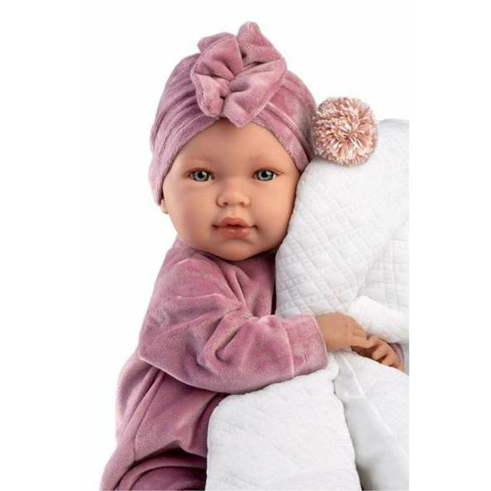 Muñeca abril llorona con chichonera 42cm cuerpo tela 1 Muñeca abril llorona con chichonera 42cm cuerpo tela 1