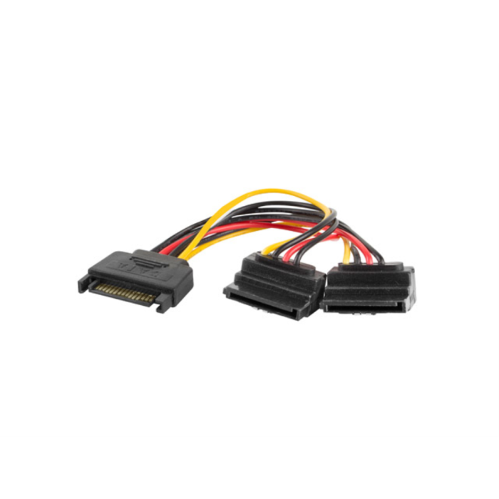 Lanberg Cable de Alimentación SATA Macho 2X Divisor Y 15cm