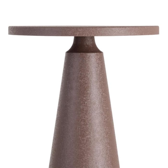 Mesita Marrón Acero 50,50 X 50,50 X 61 cm