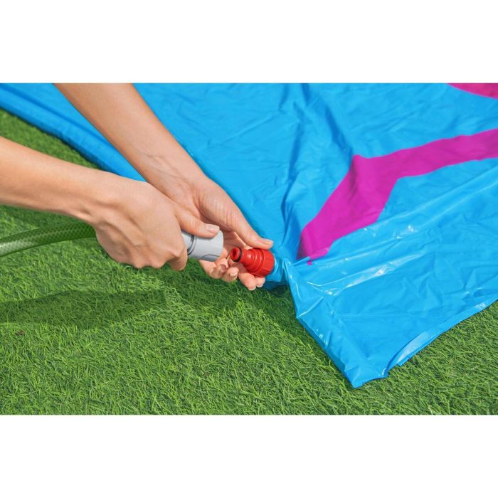 Bestway Pista Deslizante con Hinchables Doble Animales Llama 488x138 cm +3 Años Jardin 52320 3