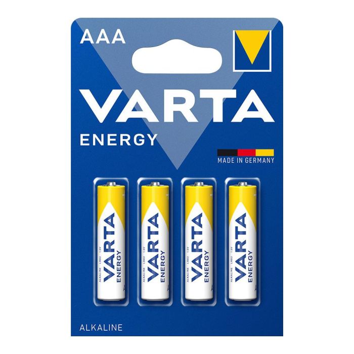 Varta Pila Alcalina AAA LR03 Energy Value Pack Blister 4 Unidades Ø10,5x44,5mm