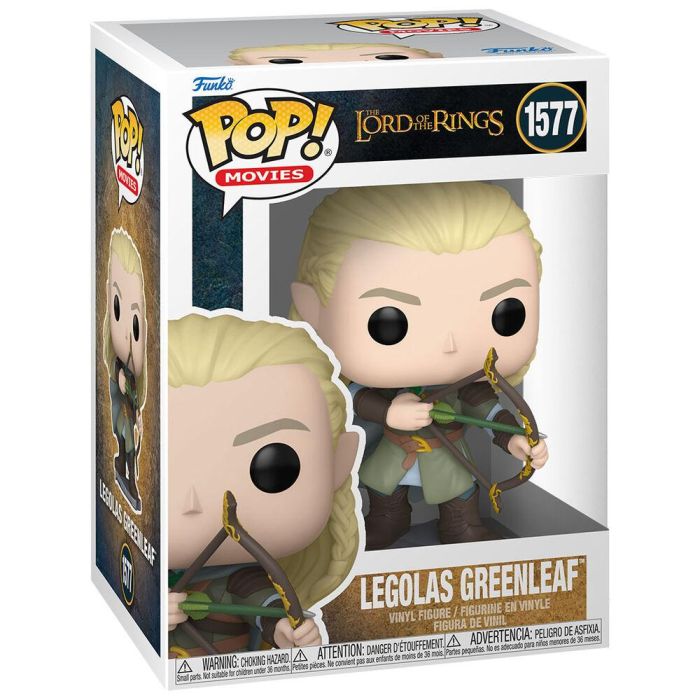Funko Pop! 80831 Legolas El Señor de los Anillos con arco y flecha, 9,5 cm 1