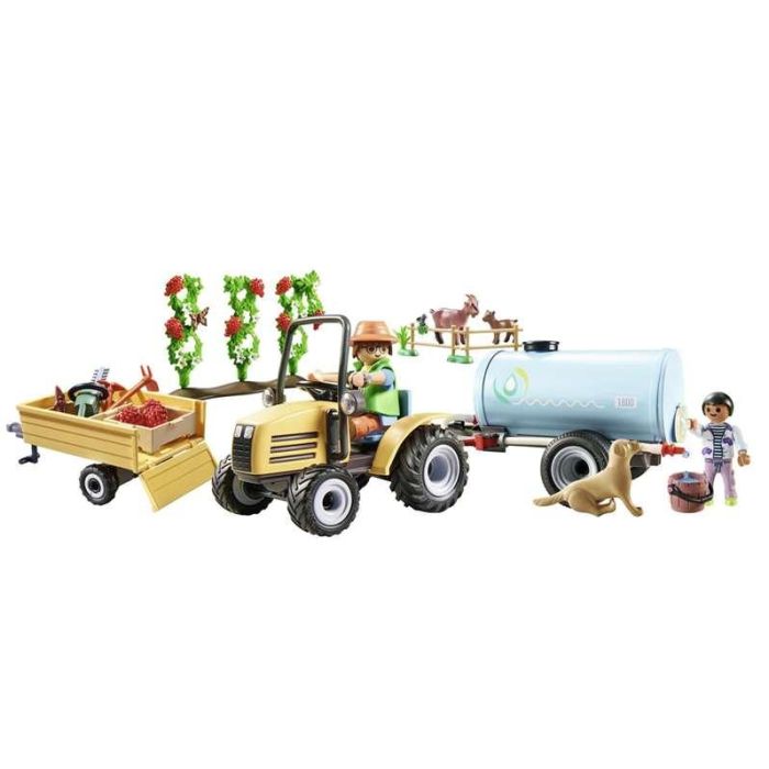 Tractor con tráiler y cisterna Playmobil 7