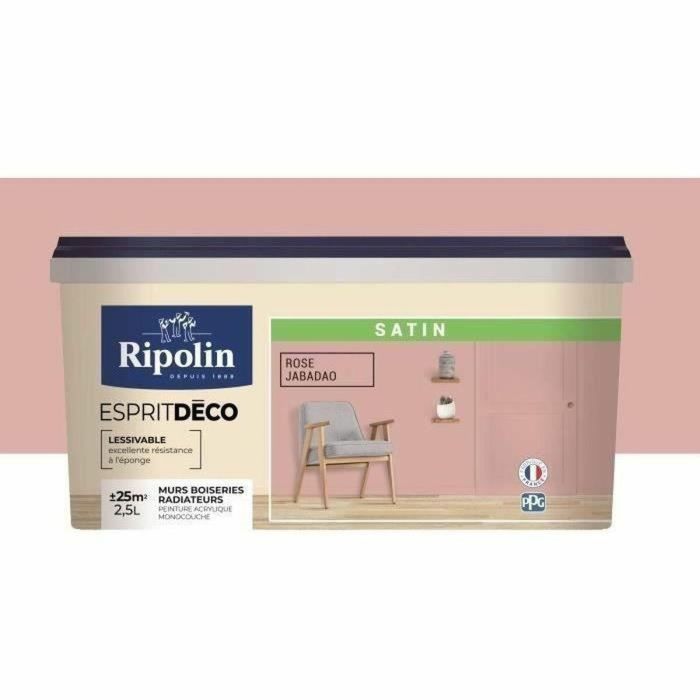 Ripolin AUC3174269076926 Pintura de color satinado de ultra cobertura rosa para Cocina, Dormitorio, Salón, Recibidor, Entrada, Pasillo Ripolin AUC3174269076926 Pintura de color satinado de ultra cobertura rosa para Cocina, Dormitorio, Salón, Recibidor, Entrada, Pasillo