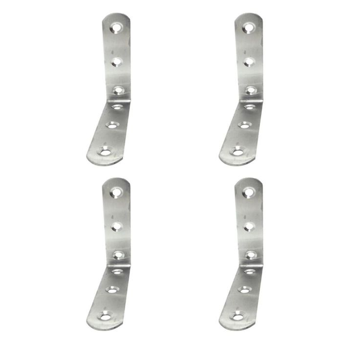 Edm Ángulo Refuerzo An24 Acero Inoxidable 80 x 80 x 19 mm 4 Unidades 0 Edm Ángulo Refuerzo An24 Acero Inoxidable 80 x 80 x 19 mm 4 Unidades 0