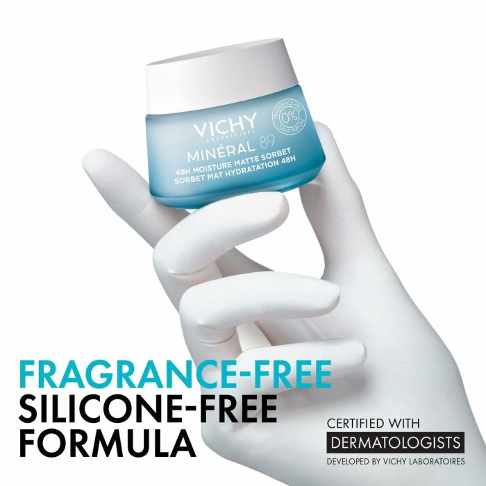 Vichy Minéral 89 grel Sorbete Mate Hidratante 48H Con Ácido Hialurónico 50 mL 4 Vichy Minéral 89 grel Sorbete Mate Hidratante 48H Con Ácido Hialurónico 50 mL 4