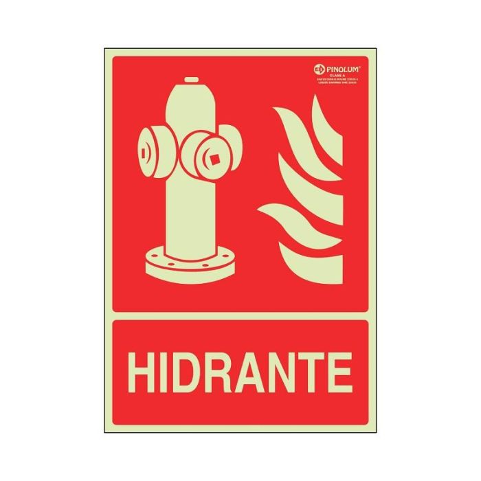 DUVER 7007 Señal de Seguridad para Hidrante Fotoluminiscente de Plástico, Alta Visibilidad, Medidas 297 x 210 mm 1 DUVER 7007 Señal de Seguridad para Hidrante Fotoluminiscente de Plástico, Alta Visibilidad, Medidas 297 x 210 mm 1