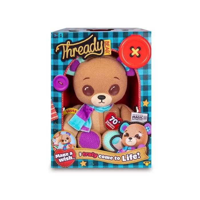 Oso thready bear 32 cm ¡permite a los niños desear que su amigo cobre vida!