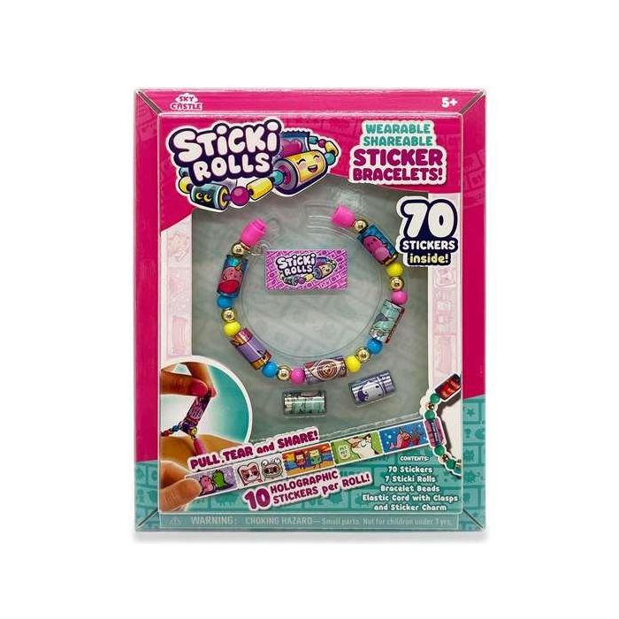 Set de pulseras sticki rolls ¡crea impresionantes pulseras con temática hawaii! incluye 2 rollos intercambiables