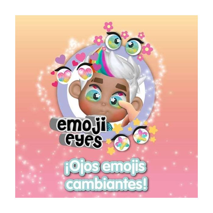 Muñeca Mini Trotties Ojos Emojis 12 cm ¡sus ojos son cambiantes! con brazos, piernas y cabez articuladas - Modelos surtidos 1