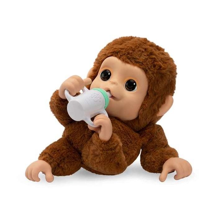 Mascota My Baby Monkey Little Live Pets superinteractivo con más de 40 sonidos y reacciones ¡le encanta columpiarse! 12