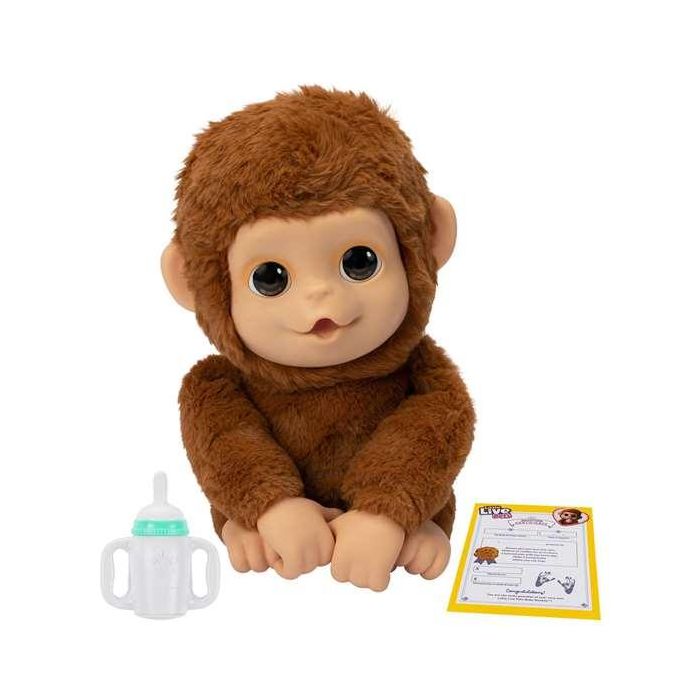 Mascota My Baby Monkey Little Live Pets superinteractivo con más de 40 sonidos y reacciones ¡le encanta columpiarse! 3