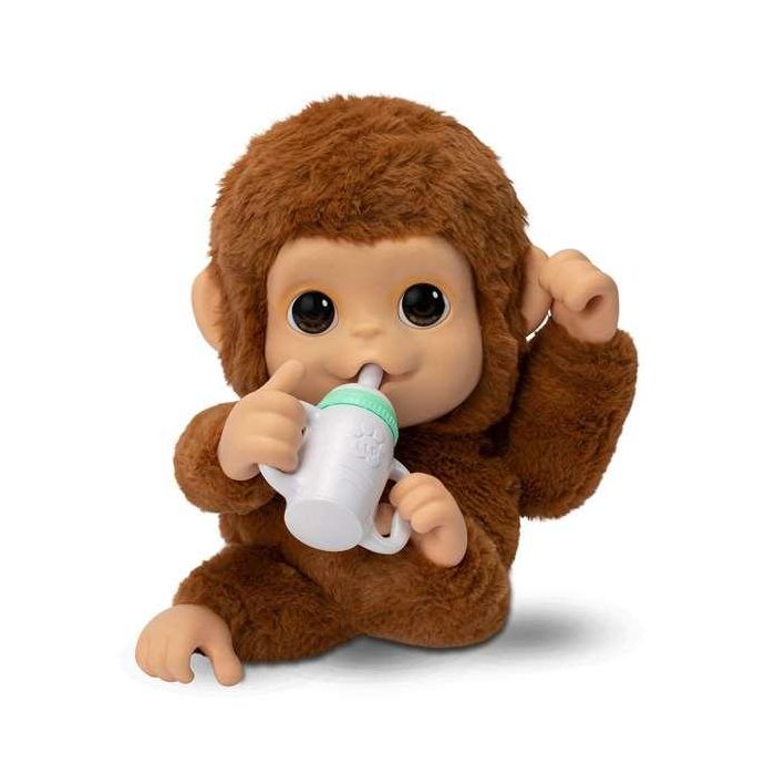 Mascota My Baby Monkey Little Live Pets superinteractivo con más de 40 sonidos y reacciones ¡le encanta columpiarse! 7