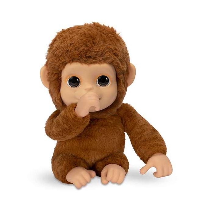 Mascota My Baby Monkey Little Live Pets superinteractivo con más de 40 sonidos y reacciones ¡le encanta columpiarse! 9