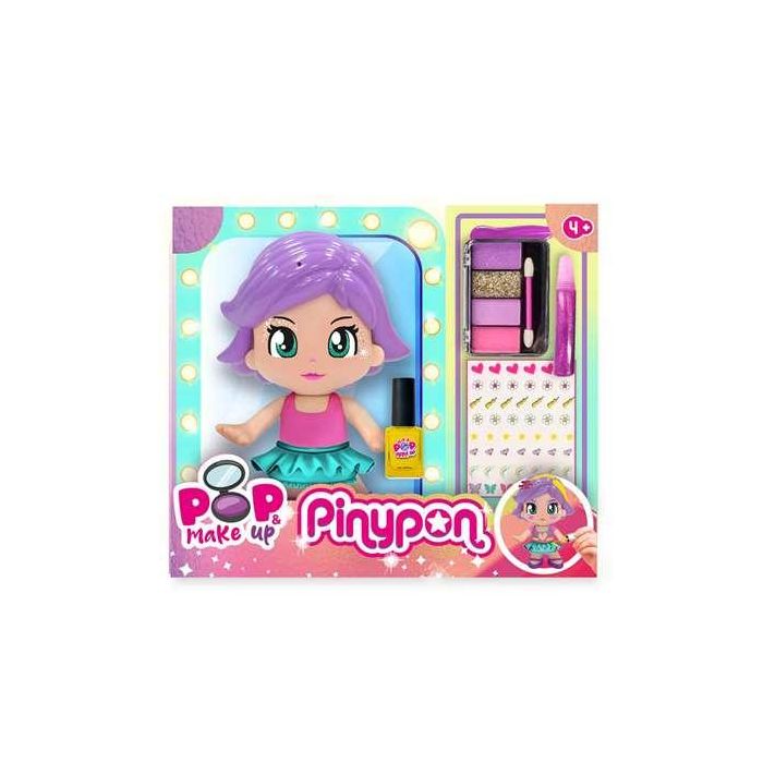 Figura pinypon pop & make up 17 cm ¡maquillala y decorala a tu gusto! quita la pintura una vez se seque y vuelve a empezar