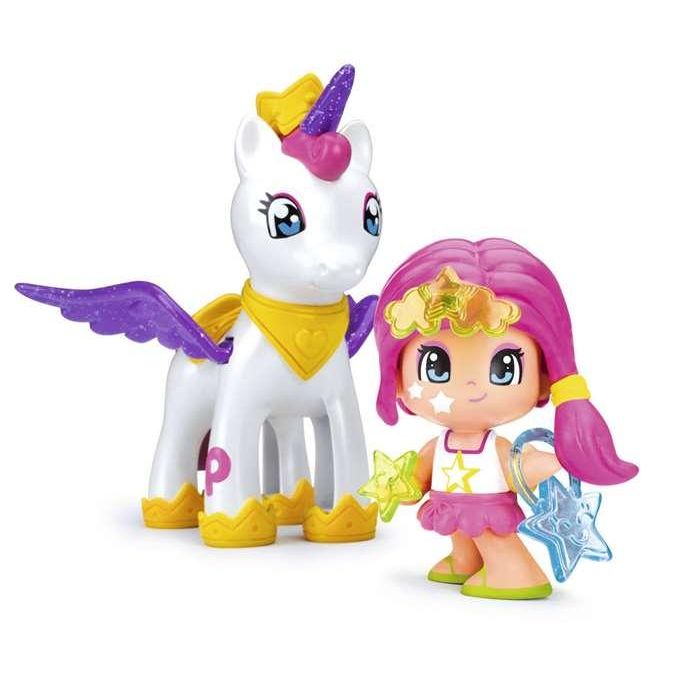 Pinypon y su unicornio volador mix is max con movimientos y accesorios combinables 1