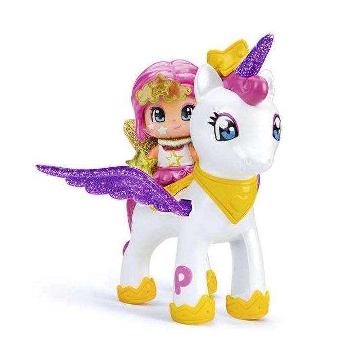 Pinypon y su unicornio volador mix is max con movimientos y accesorios combinables 2