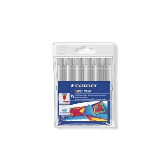 Staedtler Rotulador grueso noris club gris estuche de 6