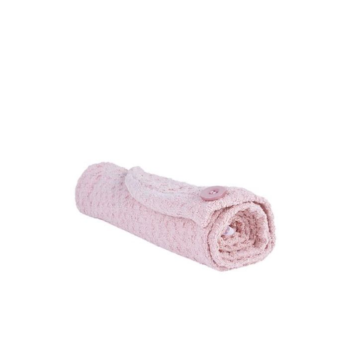 Toalla Turbante De Microfibra Rosa African Towel Bifull