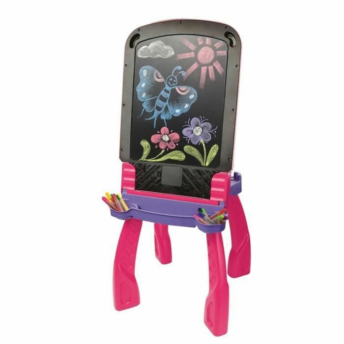 Pizarra Interactiva Vtech Magi chevalet interactif 3 en 1 rose (FR) 6