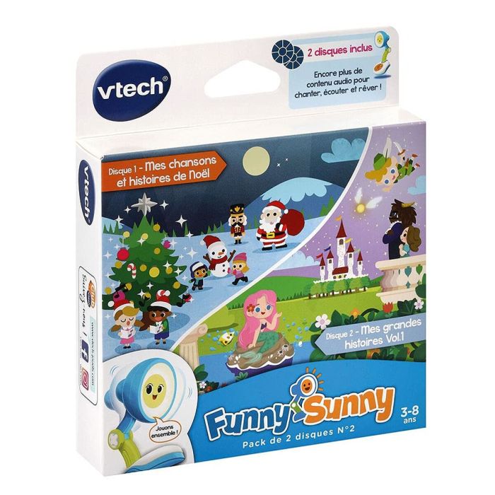 Juguete Interactivo para Bebés Vtech Funny Sunny - Pack 2 Discs N ° 2 (FR)