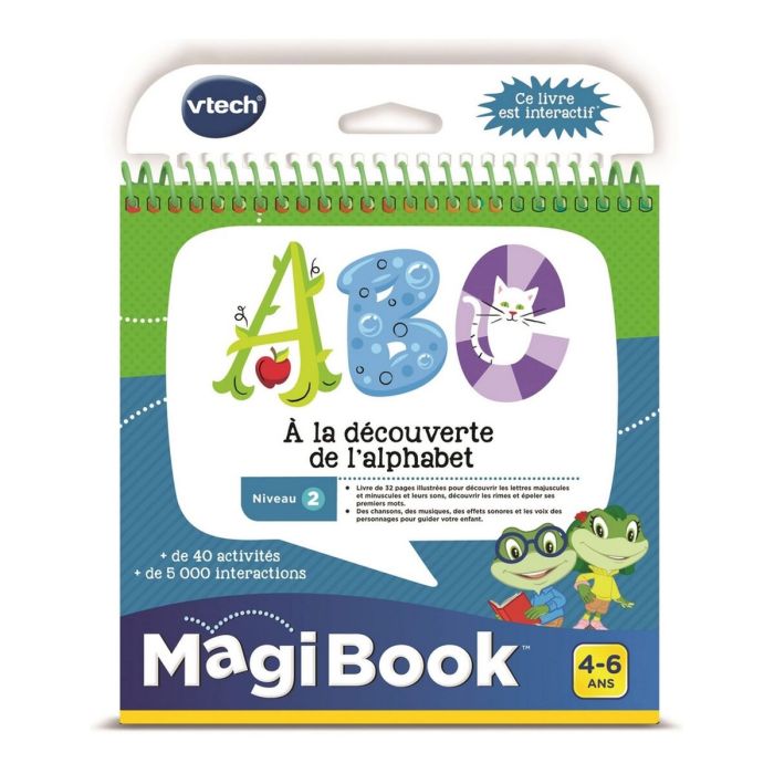 Cuaderno Vtech Magibook Interactive Book  ABC, Discovering The Alphabet (FR) 2