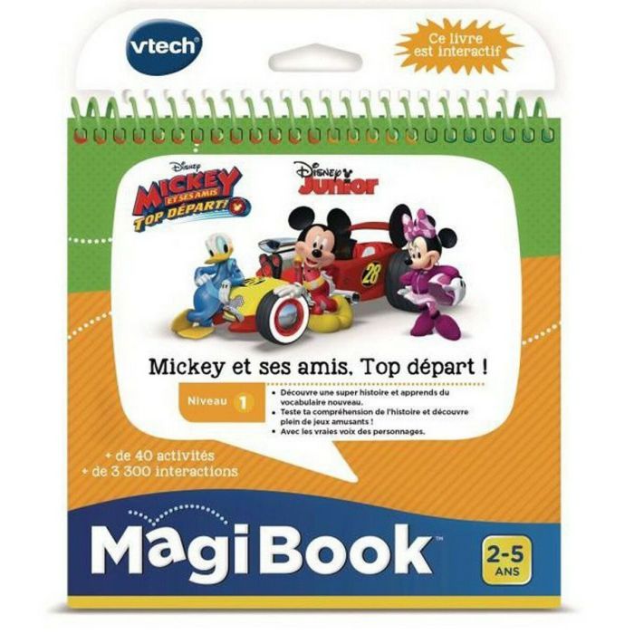 Libro interactivo infantil Vtech MagiBook Francés Mickey Mouse Libro interactivo infantil Vtech MagiBook Francés Mickey Mouse