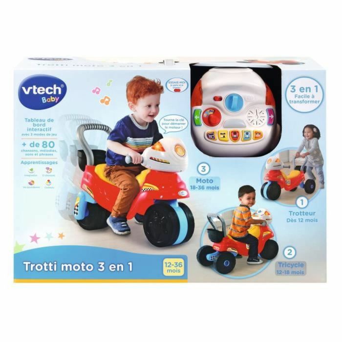 Correpasillos Vtech Baby Trotti Moto 3 in 1 (FR) 2