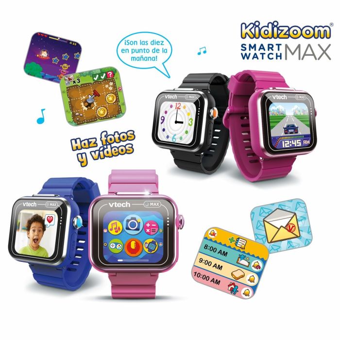 Reloj Infantil Vtech Kidizoom Smartwatch Max 256 MB Interactivo Rosa 1