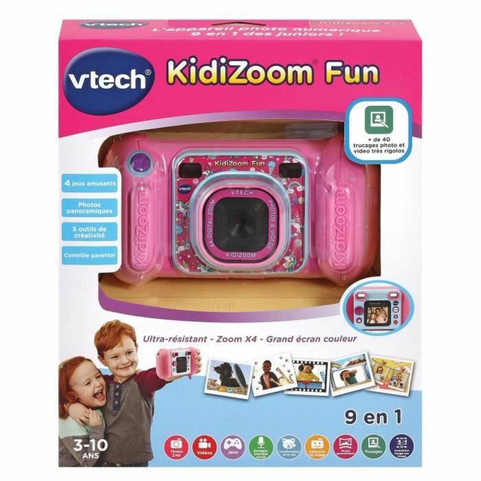 Cámara Digital Infantil Vtech Kidizoom Fun Rosa 2