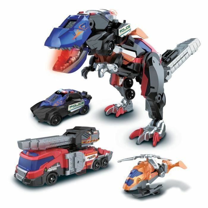 Transformable Super Robot Vtech Switch & Go Dinos Combo: SUPER SPI –