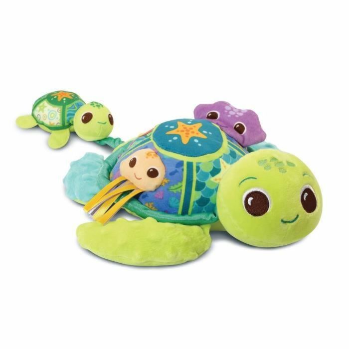 Peluche Vtech Baby  Juju, Mother Turtle  + 6 Meses Reciclado Musical 1