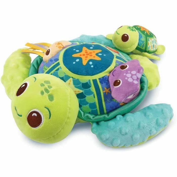 Peluche Vtech Baby  Juju, Mother Turtle  + 6 Meses Reciclado Musical 3