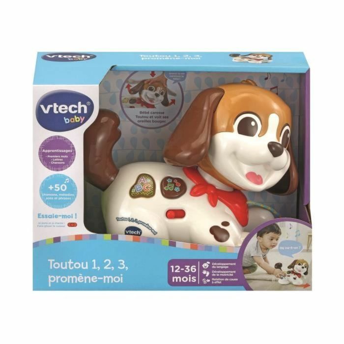 Juguete educativo Vtech Baby Toutou 1,2,3 Promenè -moi (FR) 1