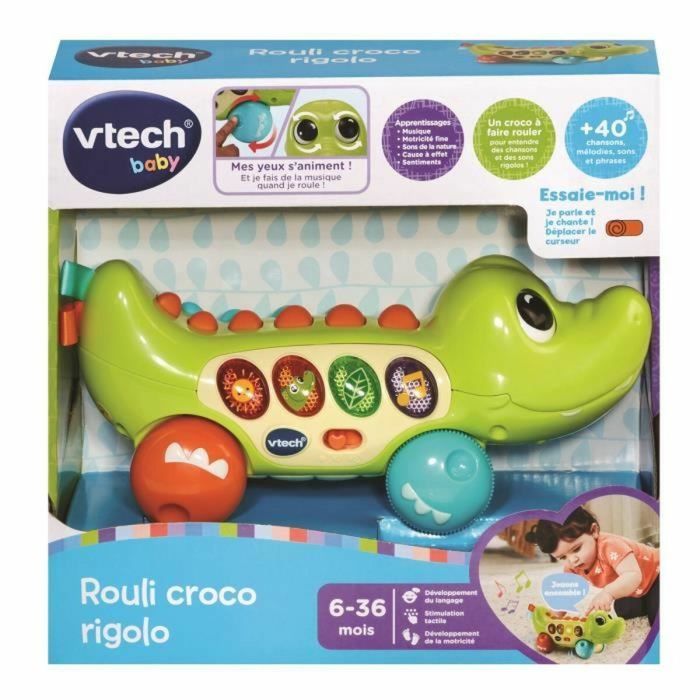 Juguete educativo Vtech Baby Rouli Croco rigolo (FR) 3