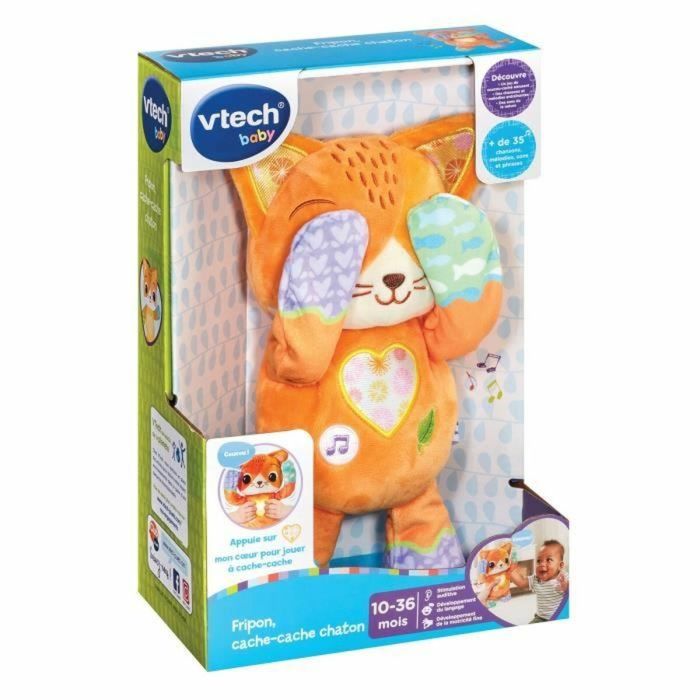 Juguete educativo Vtech Baby Fripon cache-cahe chaton (FR) 3
