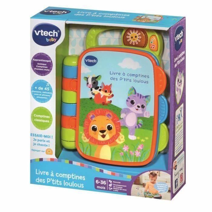 Juguete educativo Vtech Baby Livre à comptines des P´tits Loulous (FR) 1