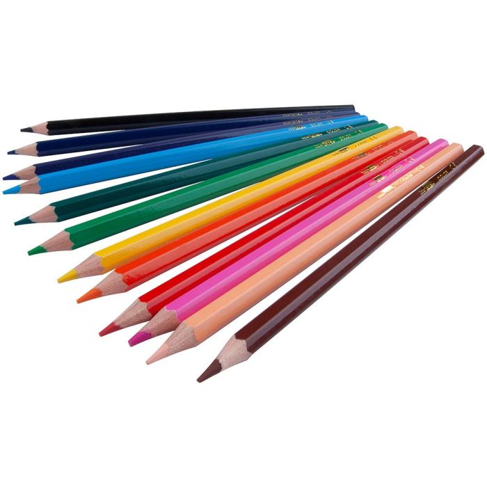Lapices De Colores Liderpapel Caja De 12 Unidades Colores Surtidos 1