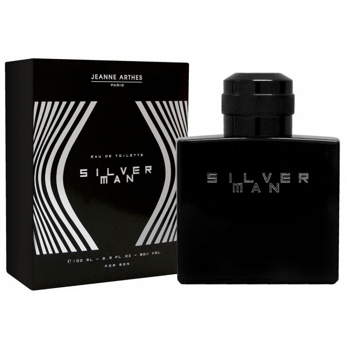 Perfume Hombre Jeanne Arthes EDT SIlver Man 100 ml Perfume Hombre Jeanne Arthes EDT SIlver Man 100 ml