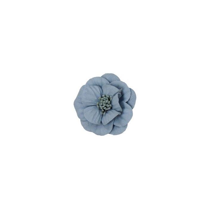 Bolsa 25 Mini Flores Hibiscus Azul