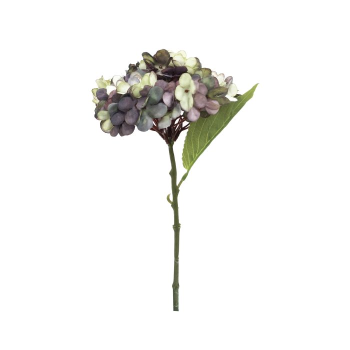 Flor Artificial Pick de Hortensia Lila Tela