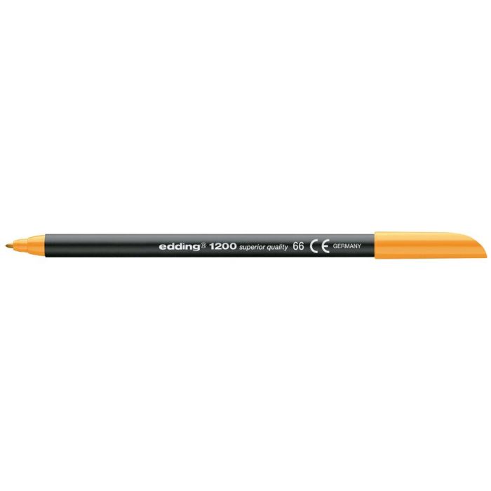 Rotulador Edding Punta Fibra 1200 Naranja Neon N.66 Punta De Fibra 0,5 mm 10 unidades 2