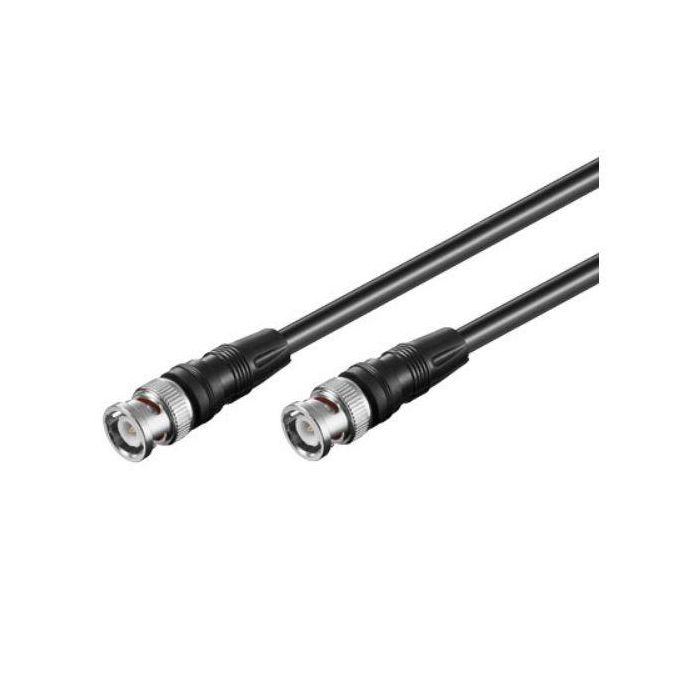 MicroConnect Cable BNC a BNC, 10 metros, Macho-Macho, RG 58, 50 Ohmios Apantallado