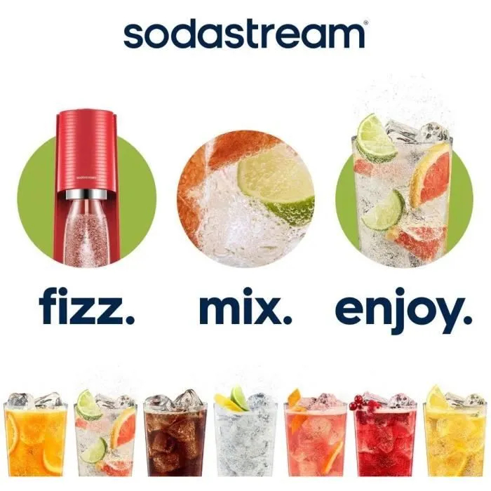 Sodastream SOD7290113764255 Máquina de Soda - Rojo 3