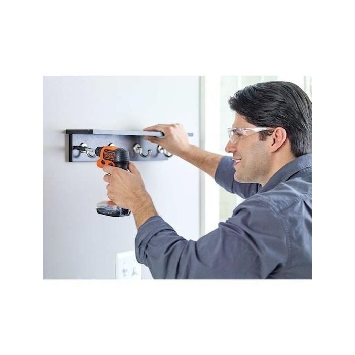 Black + Decker BDCSFS30C-QW Destornillador Inalámbrico 3.6 V, Color Negro, Incluye 31 Accesorios 3